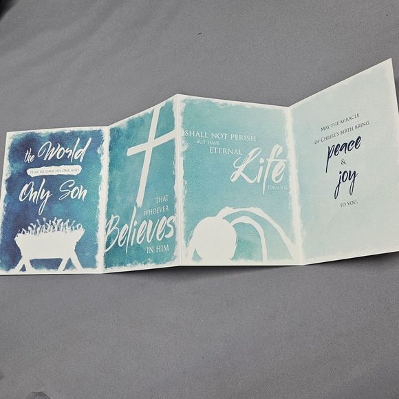 Pack Of 7 Religious Expanding Christmas Cards & Envelopes By Discovery House - Picture 5 of 7